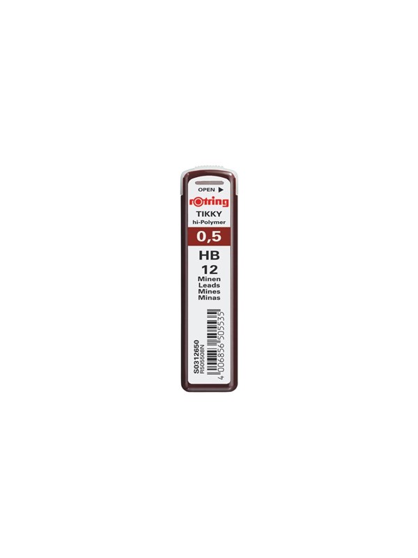 Rotring Leads box of 12 0.5 B