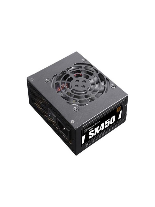 SilverStone SilvStone SST-SX450-B  450W SFX Voeding - 450 Watt - 80 mm - ATX - 80 Plus 80 PLUS Bronze