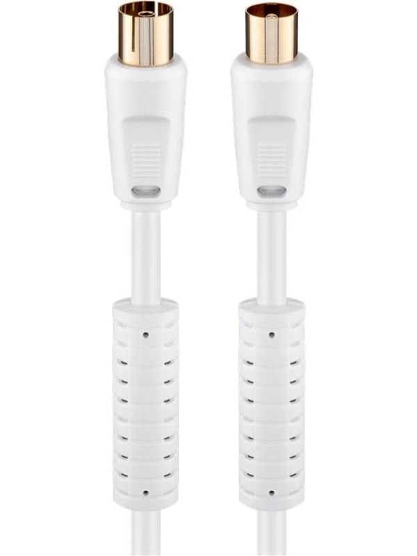 Pro Antennekabel met ferriet (80 dB) 2x afgeschermd