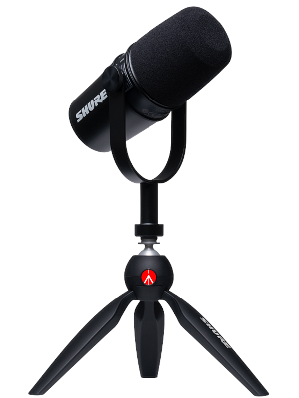 Shure MV7 + Tafel stand