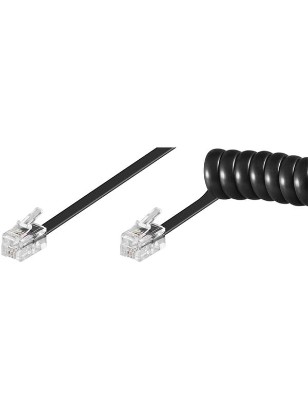 Pro Telefoon handset spiral cable CCA (copper-clad aluminium)