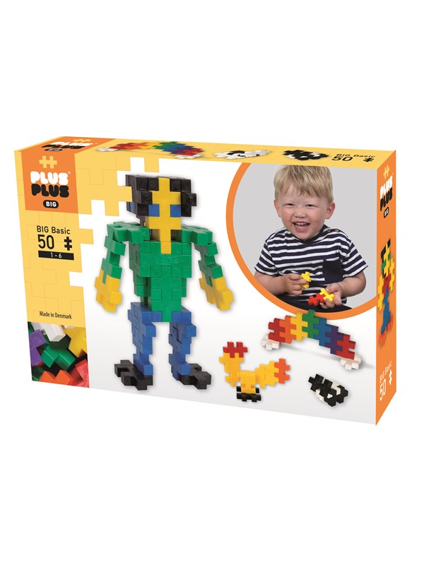 Plus-Plus BIG 50 delige bouwset - 3271 - Peuterspeelgoed - Constructiespeelgoed - Set met bouwstenen - Vanaf 1 jaar