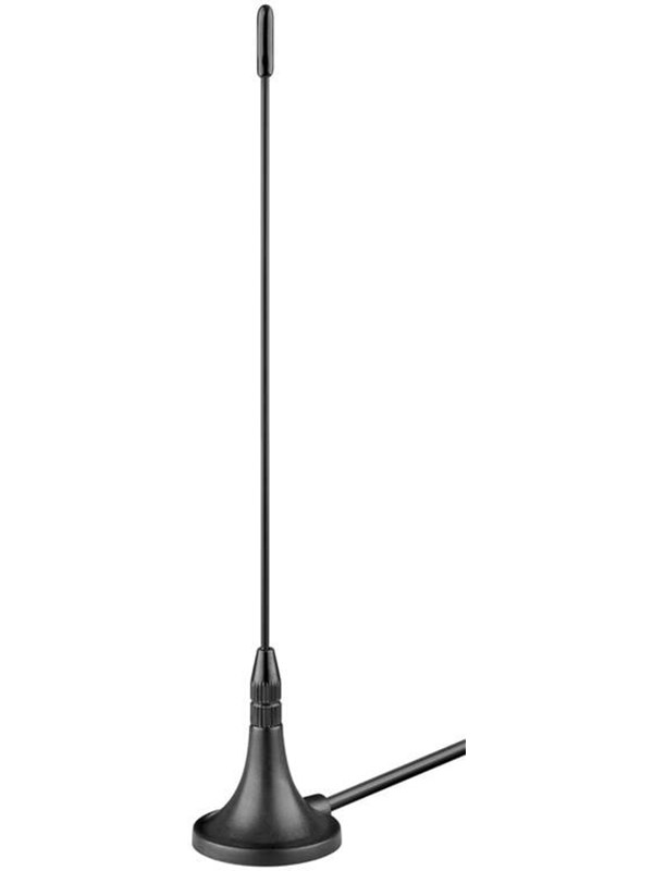 Goobay UHF/VHF/DVB-T/T2 antenne voor binnen en buiten | passief | 3 dBi | 2 meter