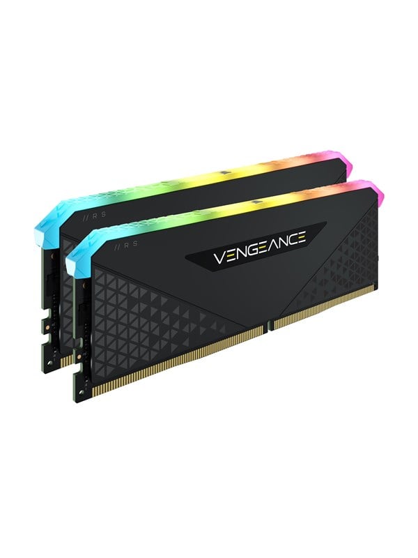 Corsair Vengeance RGB RS DDR4-3200 - 16GB - CL16 - Dual Channel (2 pcs) - AMD Optimized - Zwart met RGB