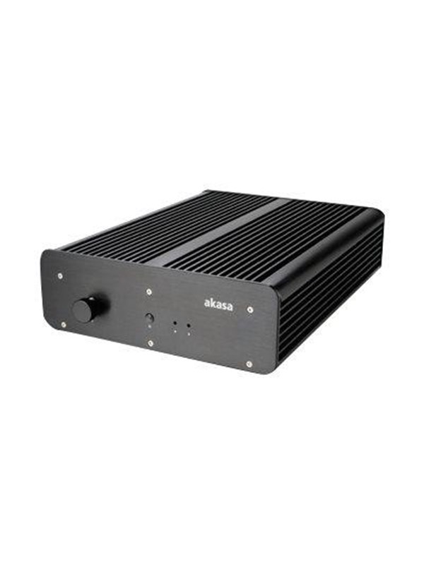 Akasa Pascal MD - Case - Ultra small form factor - Zwart