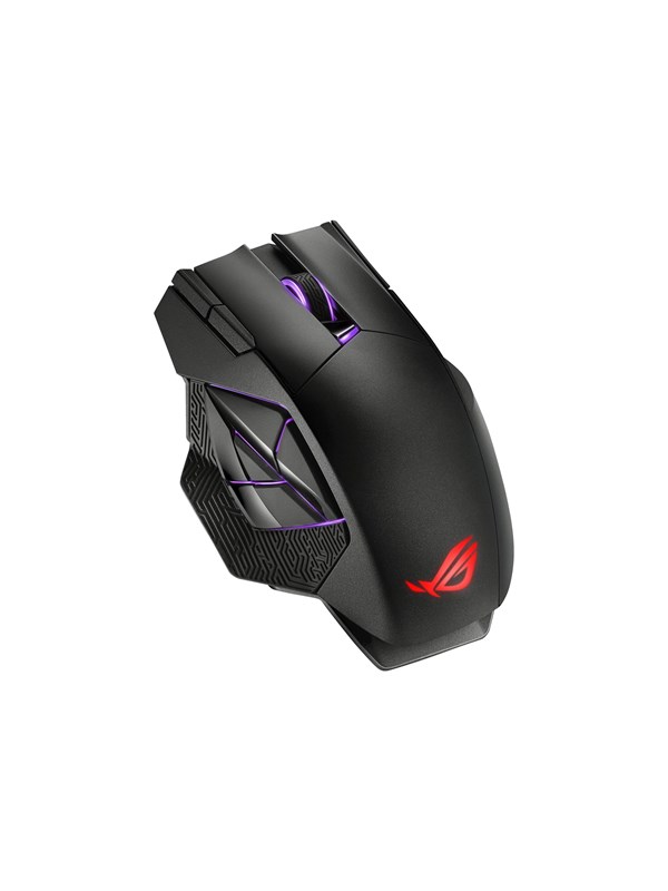 ASUS ROG Spatha X - Gaming muis - Optisch - 12 knoppen - Zwart met RGB-licht