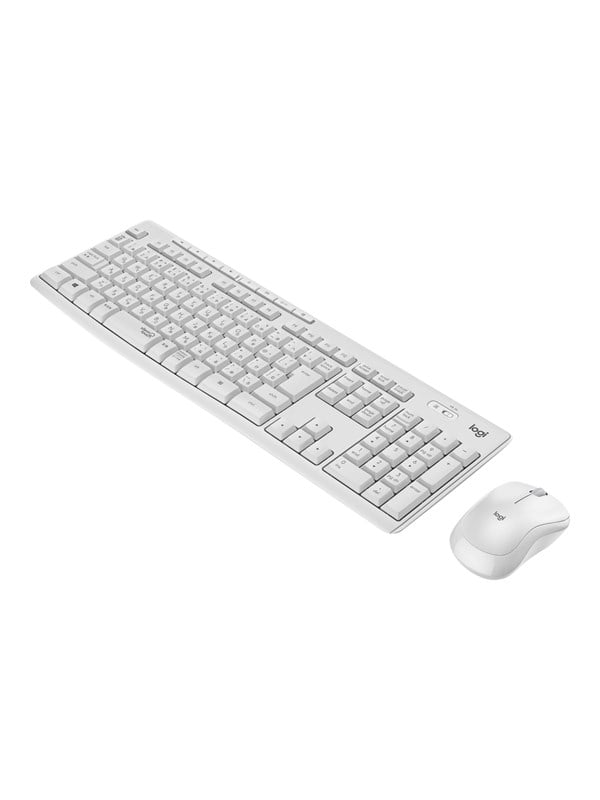 Logitech MK295 Silent - keyboard and mouse set - Hungarian - off white - Keyboard and mouse set - Hongaars - Wit