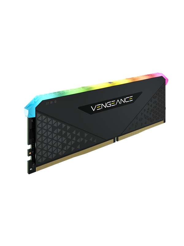 Corsair Vengeance RGB RS DDR4-3200 - 16GB - CL16 - Single Channel (1 pcs) - AMD Optimized - Zwart met RGB