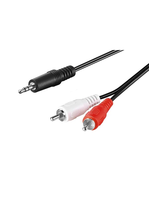 Pro Audiokabel AUX AV / multimedia paneel 3.5 mm male Aan stereo RCA male CU