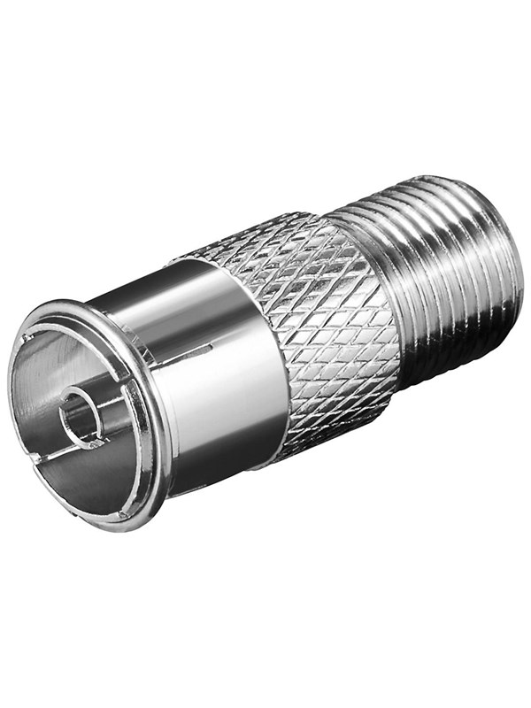Pro F-adapter: F female > Coaxial female