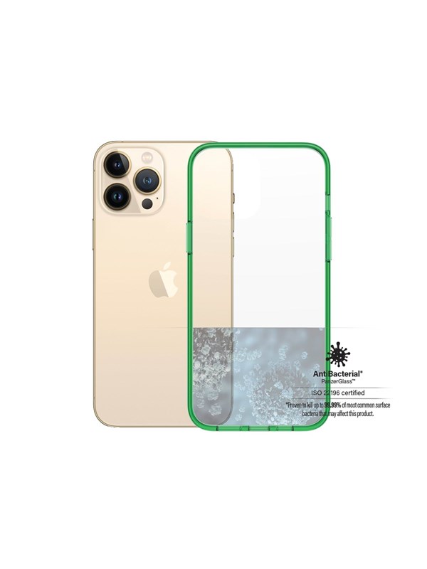 PanzerGlass Apple iPhone 13 Pro Max AntiBacteriële ClearCase - Lime