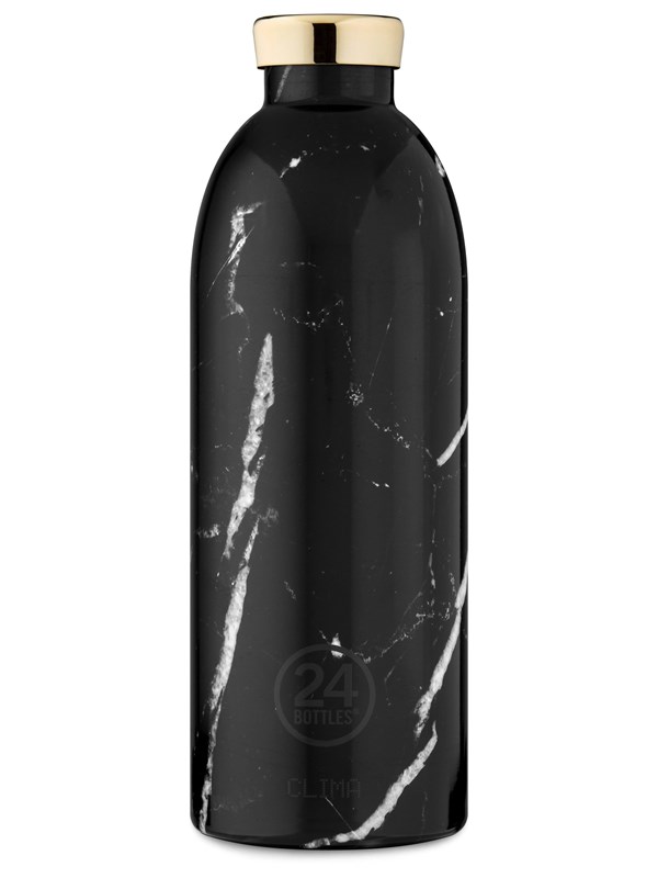 24Bottles Thermosfles Clima Bottle Black Marble 850 ml