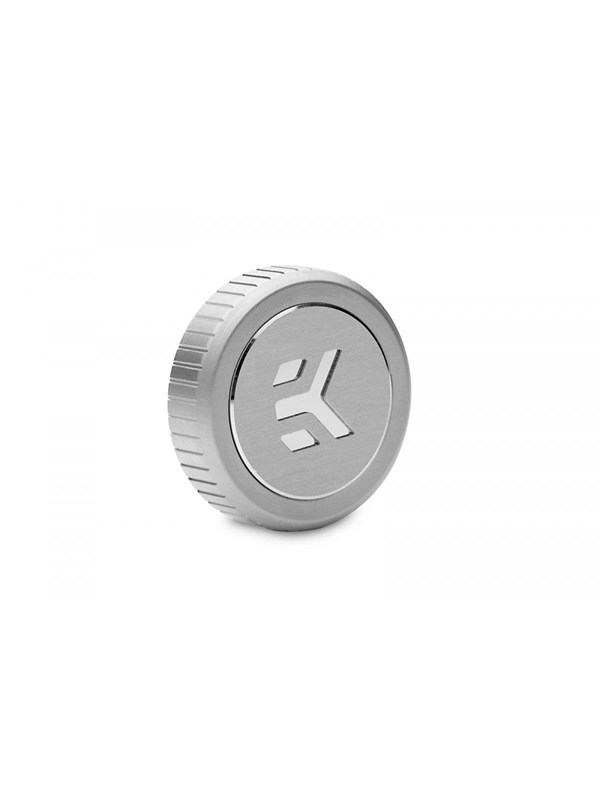 EK Water Blocks EK-Quantum Torque Plug met Badge - Satin Titanium