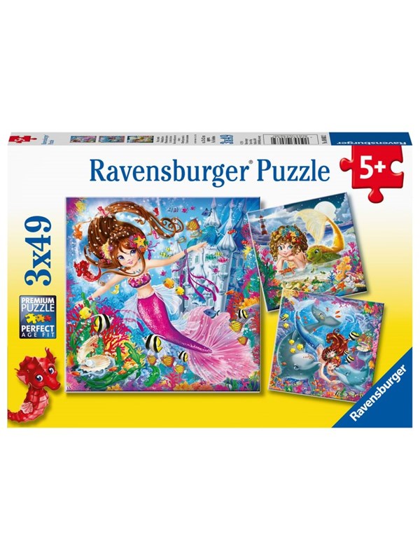 Ravensburger Betoverende Zeemeerminnen 3x49p
