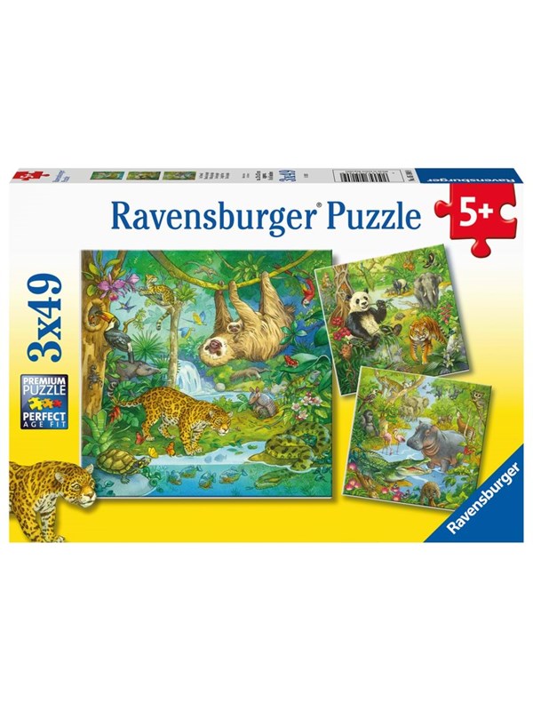 Ravensburger In de jungle 3x49p