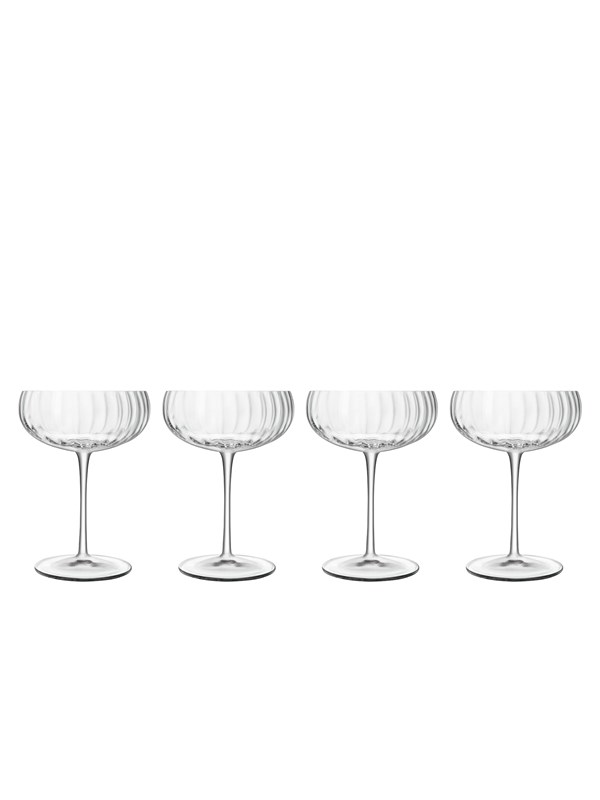 Luigi Bormioli Champagne bowl Optica 30 cl 4 stuks.