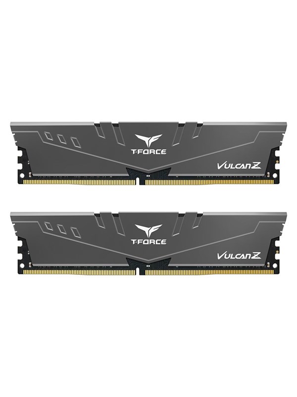 Team Group Vulcan Z - Geheugen DDR4 - 16 GB: 2 x 8 GB - 288-PIN - 3600 MHz / PC4-28800 - CL18 - 1.35V - XMP 2.0 - grijs