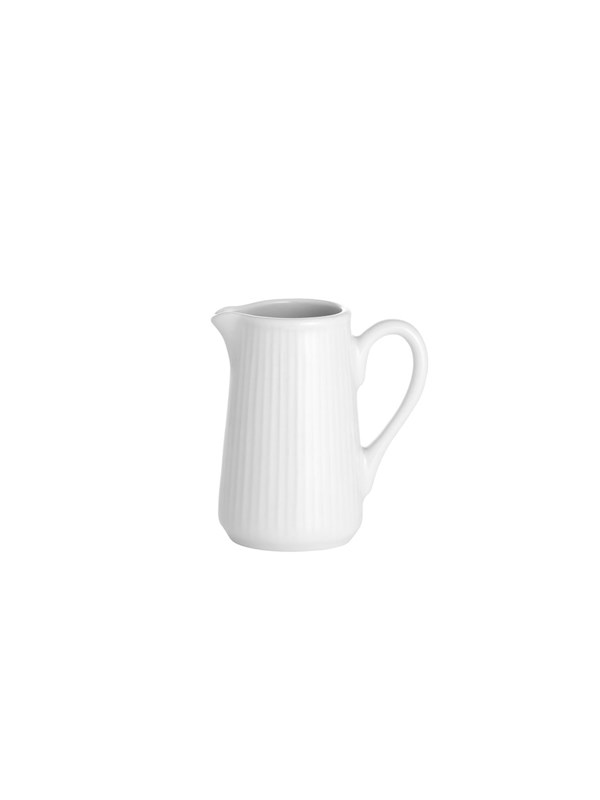 Pillivuyt Jug Plissé 13 cl Wit