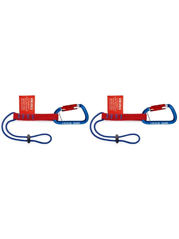KNIPEX Adapterlussen met vaste materiaalkarabijnhaak