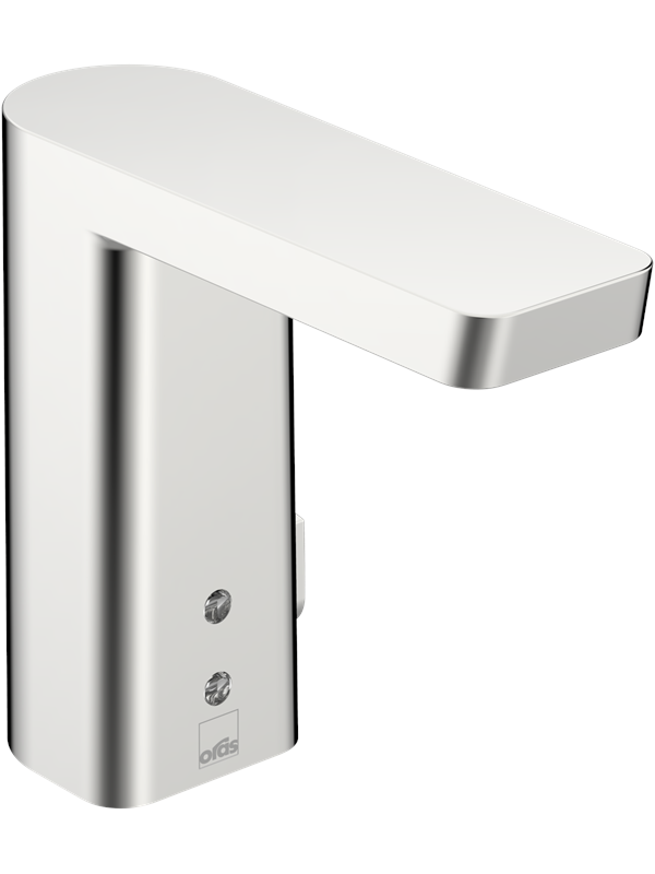 Oras Stela handenvrije wastafelmengkraan, 6V, Bluetooth, chroom