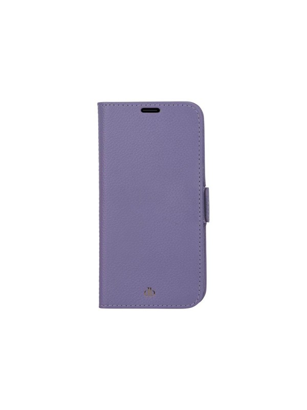 iPhone 13 Pro Bookcase hoesje - dbramante1928 - Effen Paars - Leer