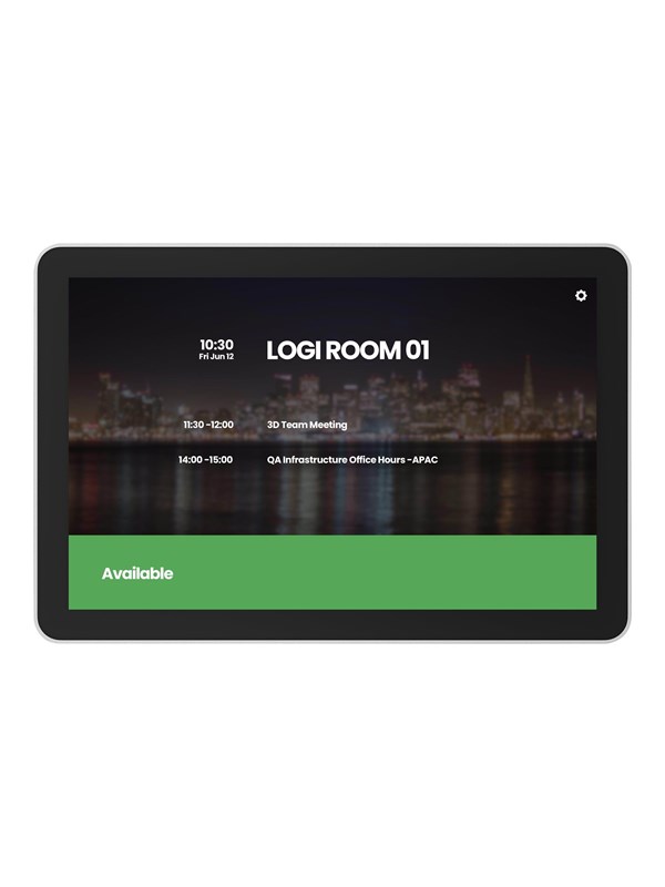 Logitech Tap Scheduler Purpose-Built Planningspaneel for Meeting Rooms