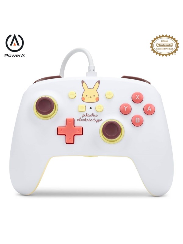 PowerA Enhanced Bekabeld Controller for Nintendo Switch - Pikachu Electric Type - Wired Controller - Nintendo Switch