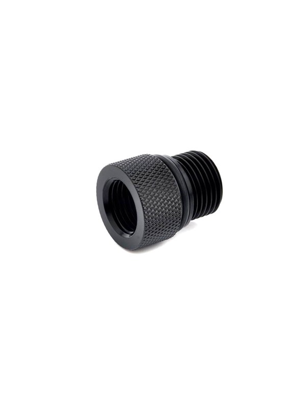 Bitspower Mat zwart E-Adapter G3/8" Aan IG1/4"