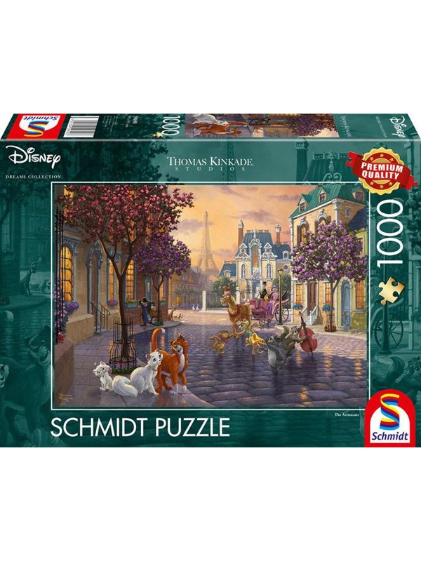 Schmidt puzzel Disney The Aristocats 1000 stukjes premium kwaliteit.