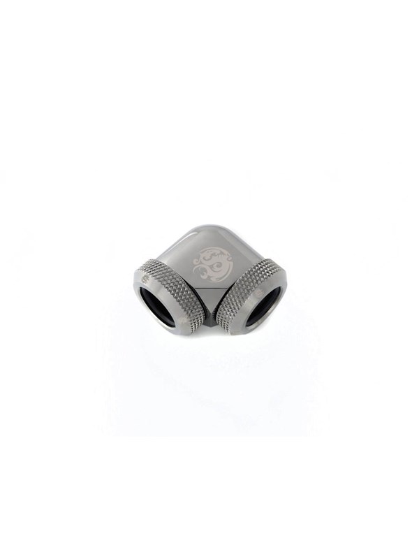 Bitspower Black Sparkle Enhance 90-Degree Dual Multi-Link Adapter For OD 12MM