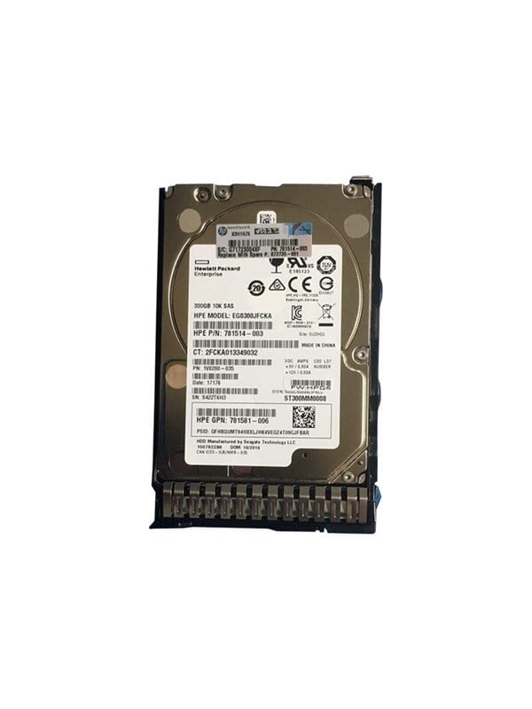 HP E - 300GB - Harde schijf - 872735-001 - SAS3 - 2.5"