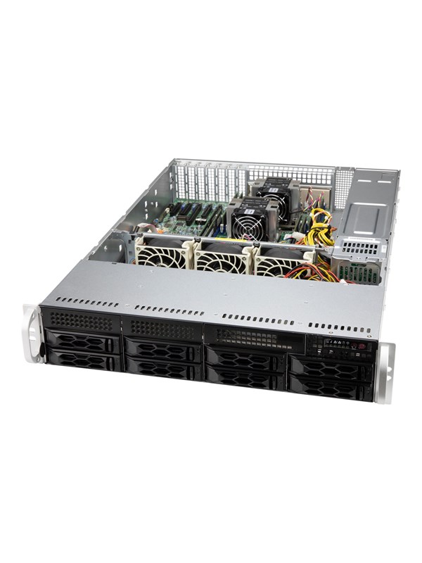 Supermicro SCLA25TQC R609LP - Case - Server (Rack) - Zwart