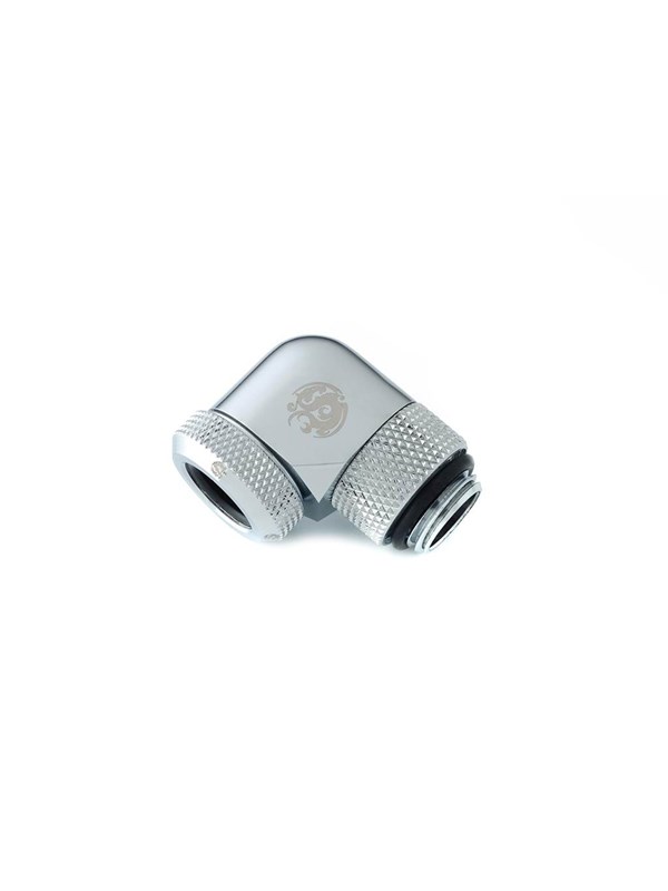 Bitspower Zilver Shining Enhance Rotary G1/4" 90-Degree Multi-Link AV / multimedia paneel For OD 12MM