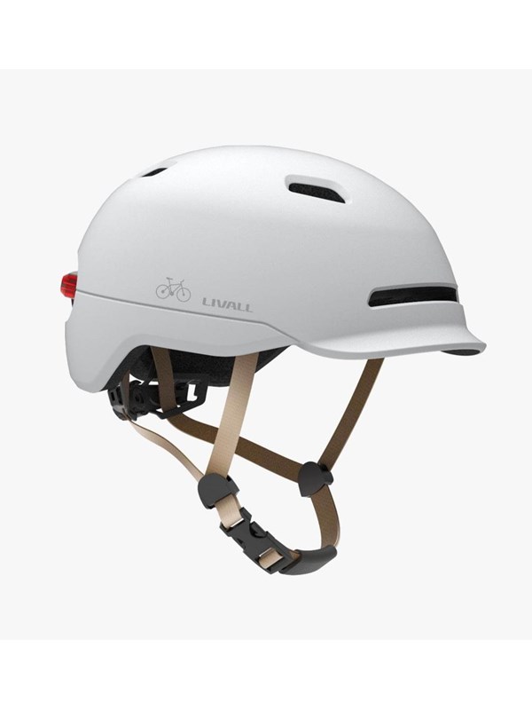 Livall C20 White Medium - (Smart) fietshelm - SOS functie - Smart verlichting - Remlicht