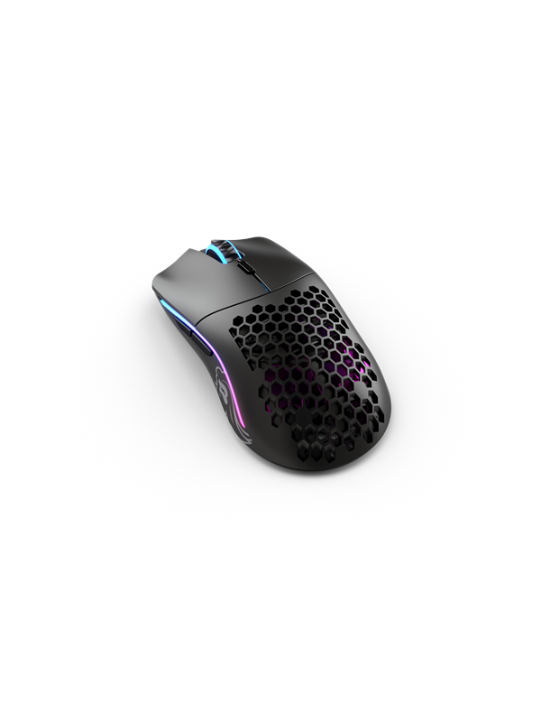 Glorious Model O- Draadloos - Mat zwart - Gaming muis - Optisch - 6 knoppen - Zwart met RGB-licht