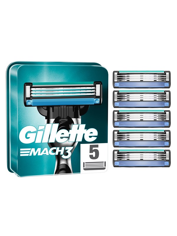 Gillette Mach3 Basis Replacement Blades 5 pcs
