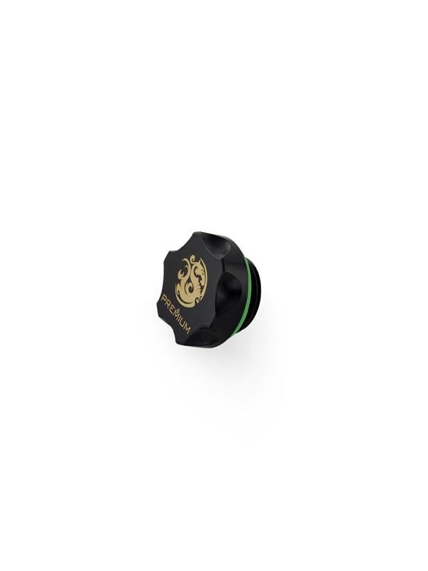 Bitspower Premium G1/4" Mat zwart Stop Fitting