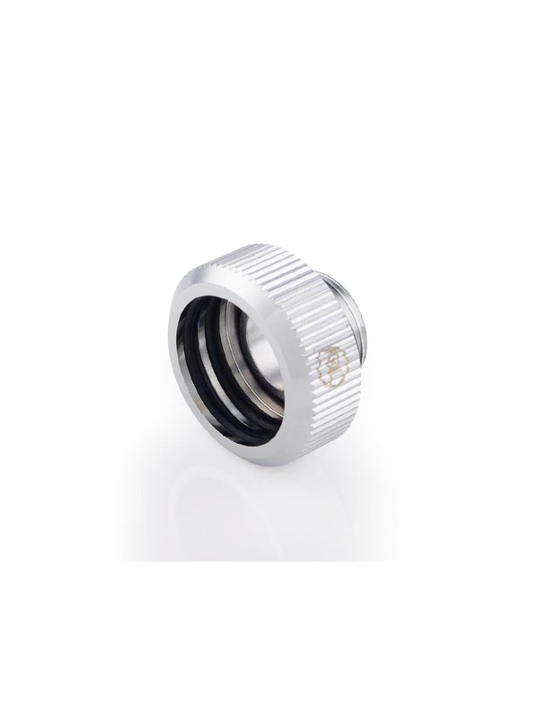 Bitspower G1/4" Koppeling voor Harde Buis OD16MM (Glorious Silver) (2 stuks)