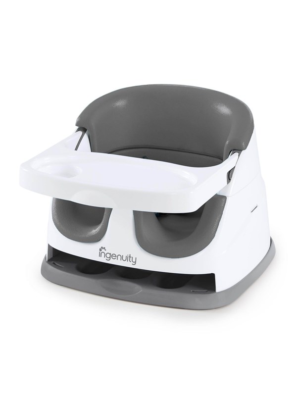 Baby Base 2-in-1 zitje leisteen - Ingenuity - vanaf 6 maanden