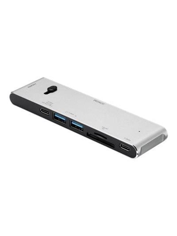 Deltaco USB-C MB docking station HDMI/SD/Reader