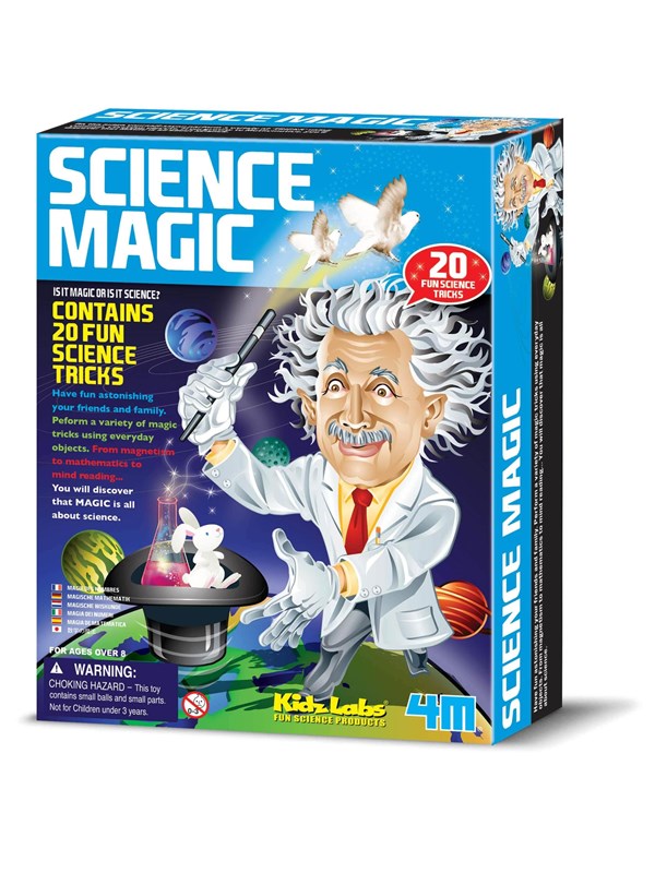4M Wetenschap en Spel - Goochelmagie Voor Kinderen - 12 Goocheltrucs - KidzLabs - 8+