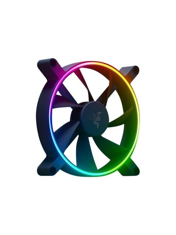 Razer Kunai Chroma 140mm - 3 pack: Kunai Chroma 140mm - 3 stuks - Case ventilator - 140mm - Black - 30 dBA