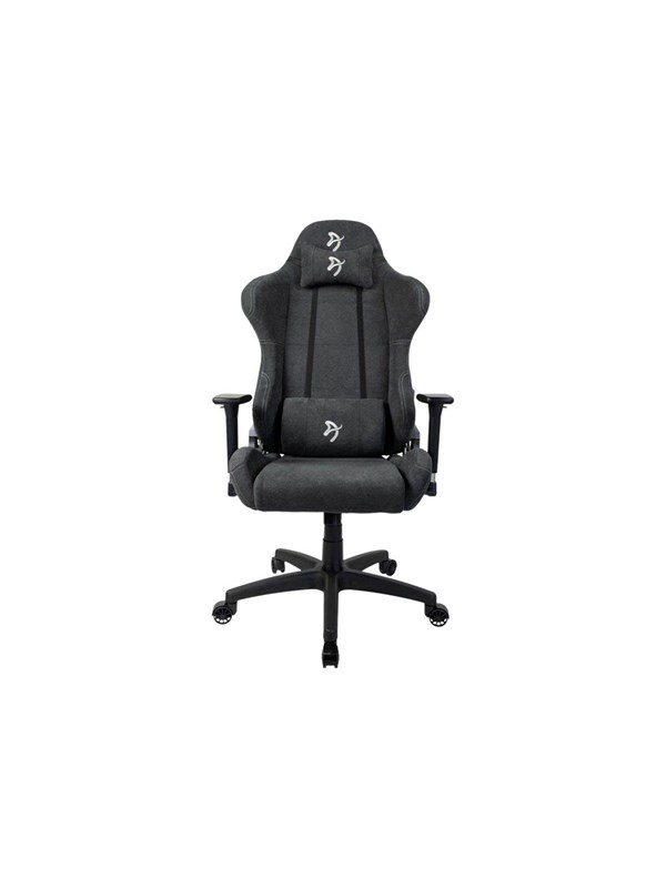 Arozzi Torretta Soft Fabric - chair - fabric - Donkergrijs Stoel - Stof - Tot 100 kg