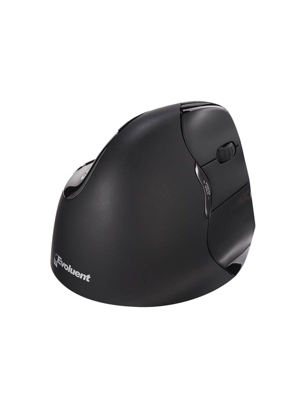 Evoluent Vertical Mouse 4 - Vertical mouse - 6 knoppen - Zwart