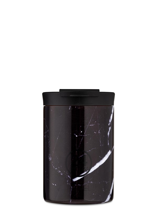 24Bottles Reizen Tumbler 0.35 L - Zwart Marble