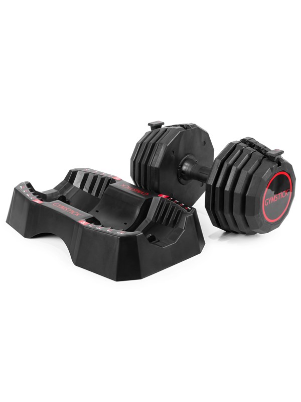 Gymstick Quick-Lock Dumbbell 22.5kg: Snelvergrendeling Halterset 22,5 kg