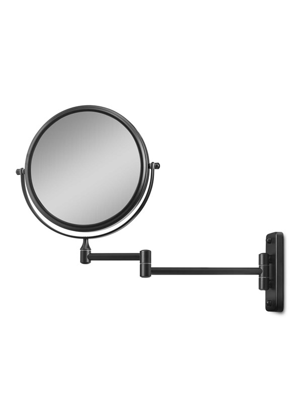 Gillian Jones Double-Sided Wall Spiegel w. x10 Magnification - Zwart