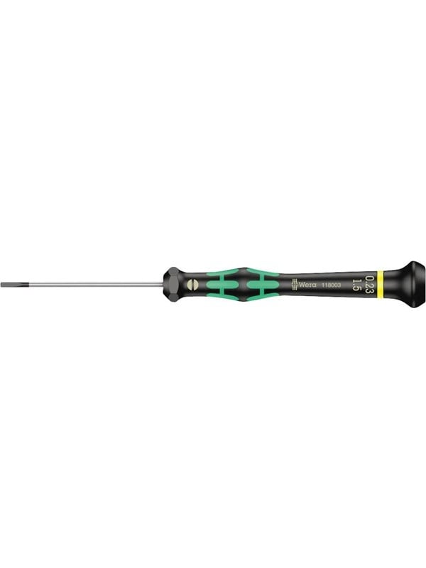 Wera 2035 Elektronica en fijnmechanica Platte schroevendraaier Kopbreedte: 1.5 mm Koplengte: 60 mm
