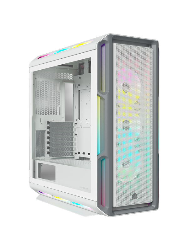 Corsair iCUE 5000T RGB - Wit - Case - Miditower - Wit