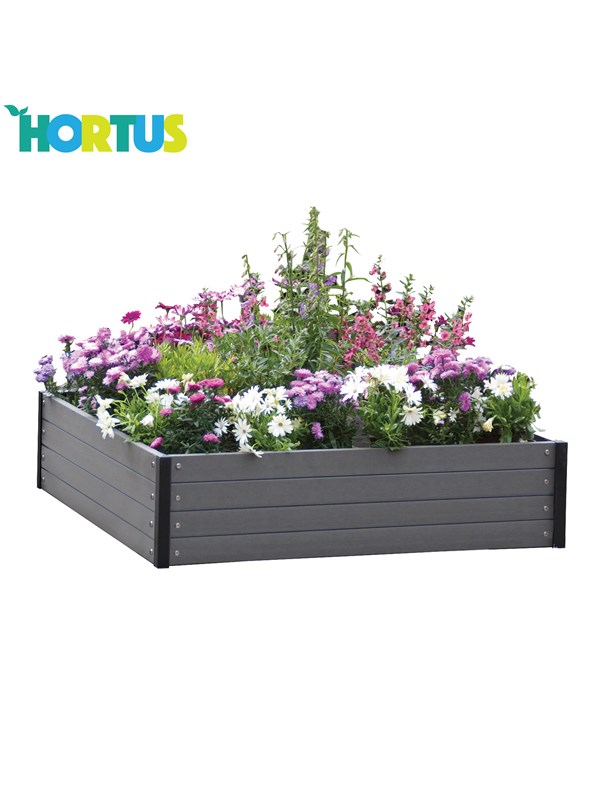 HORTUS Verhoogd tuinbed WPC 24 x 110 x 110 cm